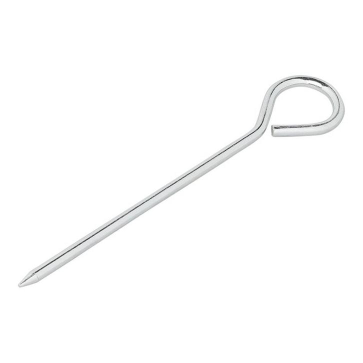 ProPlus Stalen tentharing met oog - 19 cm - Zilver - Gesc..., Caravans en Kamperen, Kampeeraccessoires, Nieuw, Ophalen of Verzenden