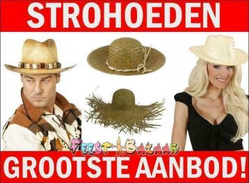 Strohoed Kind Vrouw Man - Enorm aanbod goedkope Strohoeden