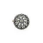 Antiek gouden broche met diamanten ca. 0,27 ct., Sieraden, Tassen en Uiterlijk, Broches, Gebruikt, Overige kleuren, Ophalen of Verzenden