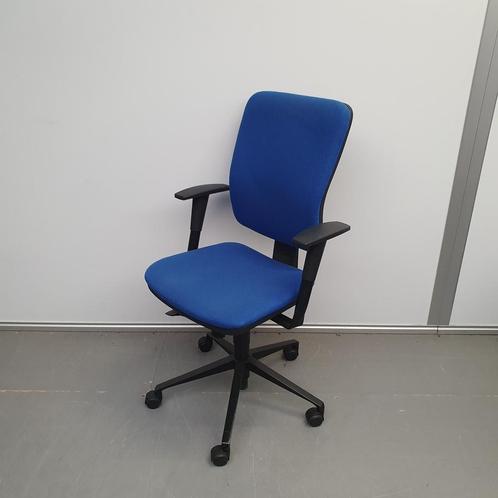 Beta bureaustoel - blauwe stof, Huis en Inrichting, Bureaus, Ophalen of Verzenden