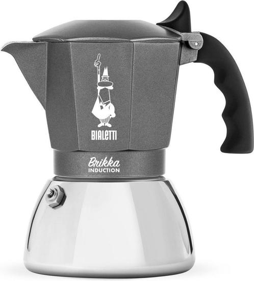 Bialetti Brikka Induction - percolator - zwart - 4 kopjes, Witgoed en Apparatuur, Koffiemachine-accessoires, Nieuw, Verzenden