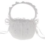 Strooimandje wit met bloemen NIEUW, Kleding | Dames, Trouwkleding en Trouwaccessoires, Ophalen of Verzenden, Nieuw, Wit