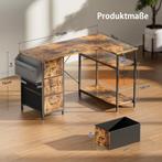 Bureau - Computertafel - Computerbureau - 120x78 cm - Bruin, Huis en Inrichting, Verzenden, Zo goed als nieuw