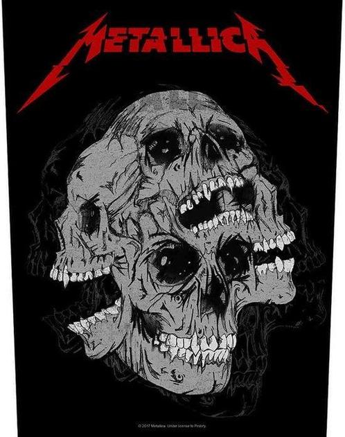 Metallica - Skulls - Backpatch officiële merchandise, Verzamelen, Muziek, Artiesten en Beroemdheden, Kleding, Nieuw, Ophalen of Verzenden