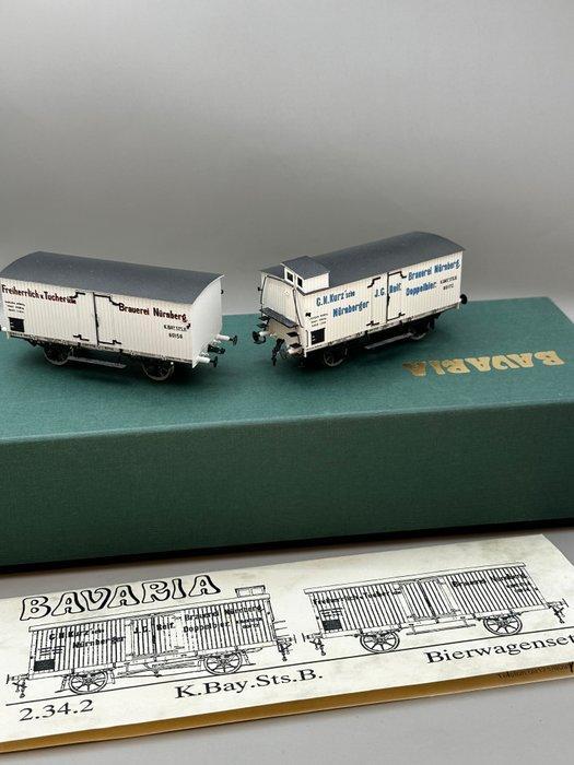 Bavaria H0 - 2.34.2 - Modeltrein goederenwagonset (1) - Set, Hobby en Vrije tijd, Modeltreinen | H0