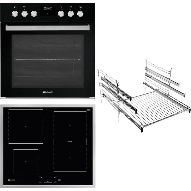 Bauknecht HEKOF500 - Inbouw Ovenset - 65L - Inductie &, Witgoed en Apparatuur, Ovens, Nieuw, Ophalen of Verzenden