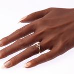 Ring - 18 karaat Geel goud, Witgoud - Diamant - Oudjaar 1950, Sieraden, Tassen en Uiterlijk, Ringen, Nieuw