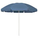 vidaXL Strandparasol 240 cm blauw, Verzenden, Nieuw, 2 tot 3 meter, Strandparasol