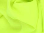 15 meter chiffon stof - Limoengroen - 150cm breed, 120 cm of meer, Ophalen of Verzenden, Polyester, Groen