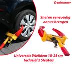 Universele Wielklem 18-28 cm Inclusief 2 Sleutels, Auto diversen, Verzenden, Nieuw
