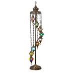 Staande lamp - Authentieke Turkse mozaïek vloerlamp - 9