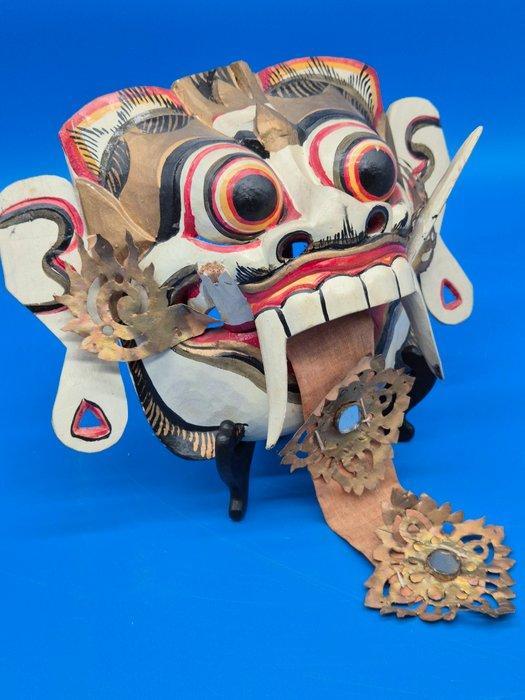 Balinese Barong-masker – met de hand gesneden hout –, Antiek en Kunst, Kunst | Niet-Westerse kunst