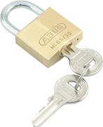 ABUS Hangslot - 40mm - messing/beugel gehard staal, Ophalen of Verzenden, Zo goed als nieuw