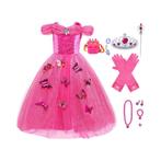 Assepoester roze prinsessenjurk-98,104,110,116,122,128,134,, Kinderen en Baby's, Carnavalskleding en Verkleedspullen, Nieuw, Meisje
