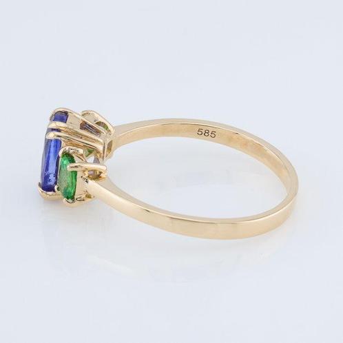Zonder Minimumprijs - Ring - 14 karaat Geel goud - 2.30ct., Sieraden, Tassen en Uiterlijk, Ringen