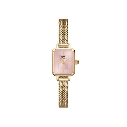 Daniel Wellington Quadro Mini Evergold Blush, Sieraden, Tassen en Uiterlijk, Horloges | Dames, Nieuw, Verzenden