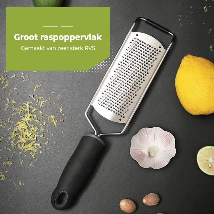 HI NATURE™ Premium Multi Rasp zester - Handrasp -, Huis en Inrichting, Keuken | Keukenbenodigdheden, Nieuw, Ophalen of Verzenden