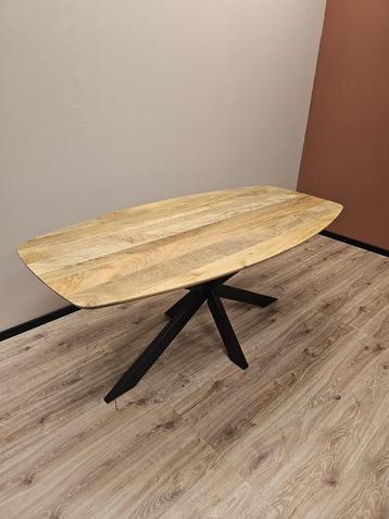 Eettafel Mangohout | Deens Ovaal | 240cm | beschikbaar voor biedingen