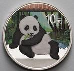 China. 10 Yuan 2015 China Panda koloriert - 1 Unze .999