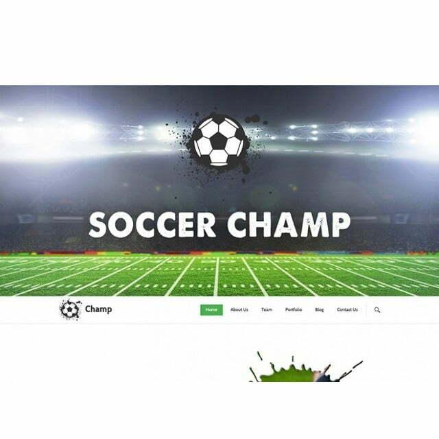 Soccer - HTML Template, Computers en Software, Educatie- en Cursussoftware