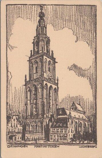GRONINGEN - Martinitoren, Verzamelen, Ansichtkaarten | Nederland, Verzenden