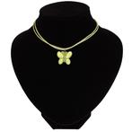 Kinderketting groen met vlinder NIEUW, Sieraden, Tassen en Uiterlijk, Kettingen, Ophalen of Verzenden, Nieuw, Groen