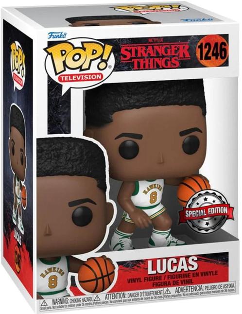 Funko Pop! - Stranger Things Lucas With Jersey #1246 | Funko, Verzamelen, Poppetjes en Figuurtjes, Nieuw, Verzenden