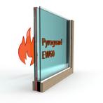 Dubbel glas Pyroguard EW60 (houten constructie) - HR 33.1 mm, Doe-het-zelf en Verbouw, Glas en Ramen, Ophalen of Verzenden, Nieuw