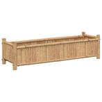 Bamboe Plantenbak 100x30x25 - Tweedekansje - Duurzame Tuin!, Minder dan 30 cm, 100 cm of meer, Nieuw, Ophalen of Verzenden