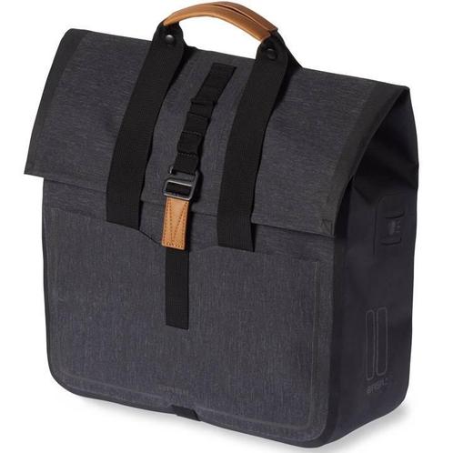 Basil shoppertas Urban dry charcoal, Fietsen en Brommers, Fietsaccessoires | Fietstassen, Nieuw, Verzenden