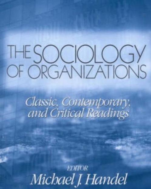 The Sociology of Organizations 9780761987666, Boeken, Overige Boeken, Gelezen, Verzenden