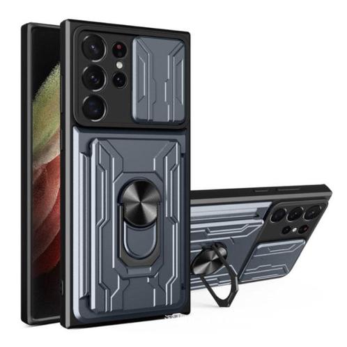 Samsung Galaxy S21 Ultra - Card Slot Hoesje met Kickstand en, Telecommunicatie, Mobiele telefoons | Hoesjes en Frontjes | Samsung