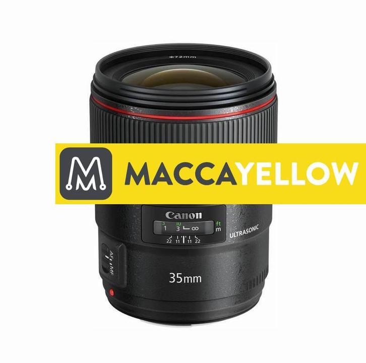 Canon EF 35mm f/1.4 L II USM + EW-77B zonnekap met garantie, Audio, Tv en Foto, Fotografie | Lenzen en Objectieven, Standaardlens