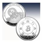 Wereld. Silver medal ND Bitpay - Bitcoin, 1 Oz (.999)