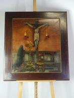Arthur Van Battel (1870-1963) - Jezus aan het kruis, Antiek en Kunst, Kunst | Schilderijen | Klassiek