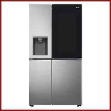 LG GSXV80PZLE Amerikaanse Koelkast - 635L, InstaView, Witgoed en Apparatuur, Koelkasten en IJskasten, 200 liter of meer, Nieuw