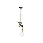 Klassieke hanglamp goud met touw - Animal Monkey, Nieuw, Klassiek / Antiek, 75 cm of meer