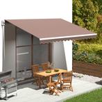 vidaXL Vervangingsdoek voor luifel 4,5x3,5 m bruin, Tuin en Terras, Zonneschermen, Verzenden, Nieuw