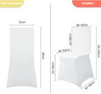 Stoelhoezen - Stretch stoelhoes - Voor bruiloft of feest - 1, Huis en Inrichting, Verzenden, Zo goed als nieuw