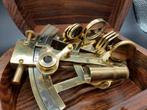 Sextant - Hout, Messing - with Luxury Box, Antiek en Kunst, Curiosa en Brocante