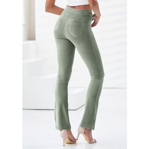 Lascana Jazzpants uit zacht materiaal in cordlook,, Kleding | Dames, Broeken en Pantalons, Nieuw, Verzenden