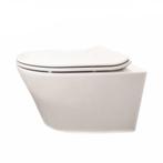 Hangtoilet Vesta Rimless Diepspoel Wit (Incl. Flatline, Doe-het-zelf en Verbouw, Sanitair, Ophalen of Verzenden, Nieuw