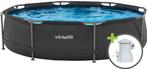 VirtuFit rond zwembad - 305 cm - inclusief filterpomp, Tuin en Terras, Zwembaden, Rond, Nieuw, Ophalen of Verzenden, Minder dan 200 cm