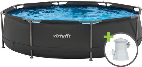 VirtuFit rond zwembad - 305 cm - inclusief filterpomp, Tuin en Terras, Zwembaden, Minder dan 200 cm, 200 tot 400 cm, Rond, Nieuw