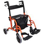 Duo Deluxe: 2 in 1 Rollator én Rolstoel, Nieuw