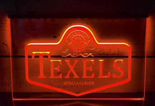 Texels bier neon bord lamp LED verlichting reclame lichtbak, Verzamelen, Merken en Reclamevoorwerpen, Nieuw, Verzenden