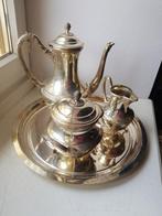 Trambouze et Choquet - Koffieservies (4) - zilver metaal