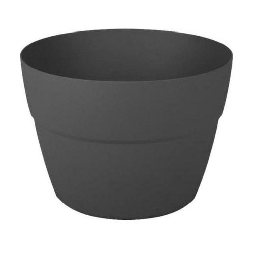 Balkon plantenpot/bloempot kunststof Antraciet D30xH21cm 8, Tuin en Terras, Bloempotten, Ophalen of Verzenden