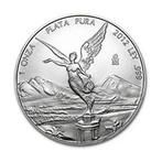 Mexican Libertad 1 oz 2012 (746.400 oplage), Postzegels en Munten, Munten | Amerika, Zilver, Zuid-Amerika, Losse munt, Verzenden