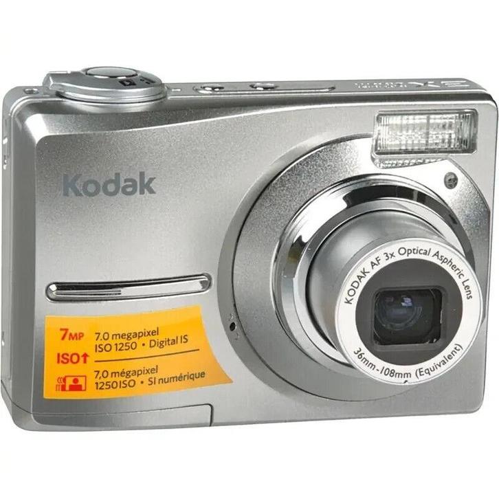 Kodak EasyShare C713 Digitale Compact Camera - Zilver (In do, Audio, Tv en Foto, Fotocamera's Digitaal, Zo goed als nieuw, Verzenden